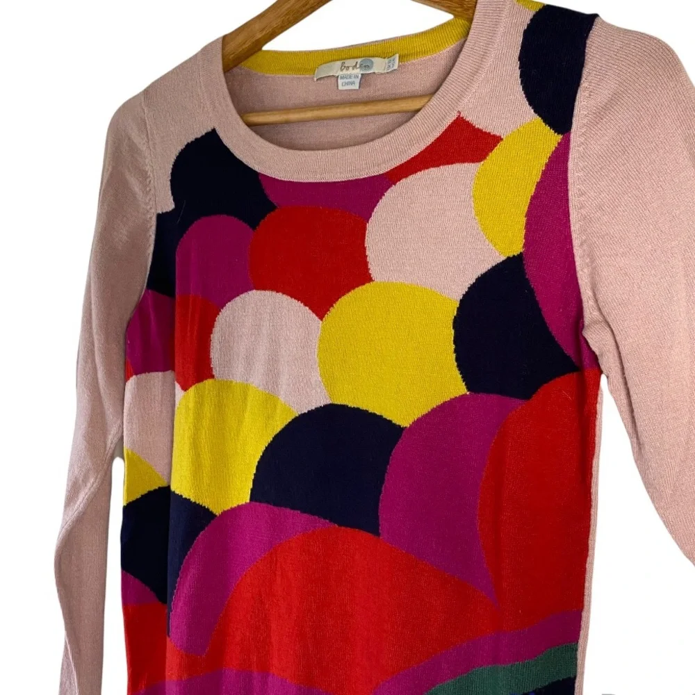 Boden Colorful Wool Lightweight Sweater - Picture 2 of 9